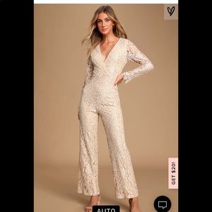Lulu’s lace jumpsuit